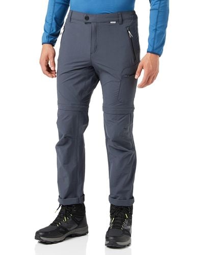 Regatta S Highton Walking Trousers Moonlight Denim 34w / 30l - Blue