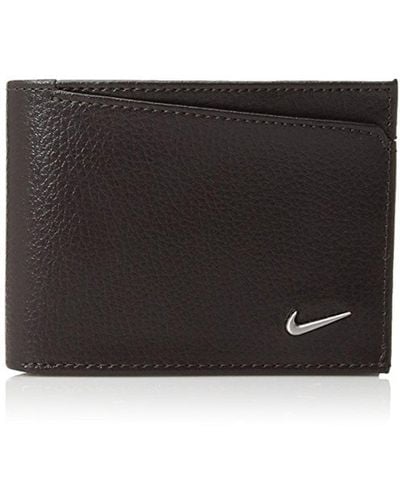 Nike Pebble Passcase Billfold Wallet - Brown