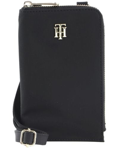 Tommy Hilfiger My Tommy Phone Wallet Aw0aw12407 Tech Accessory - Black
