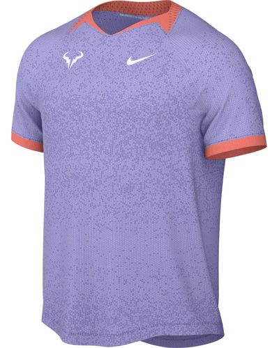 Nike Rafa Herrenct Dri-Fit ADV Short-Sleeve Top - Viola