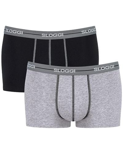 Sloggi Men Start Hipster C2p Box Underwear - Grey