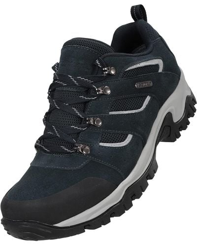 Mountain Warehouse Voyage Mens Waterproof Shoes - Isodry, Lightweight, Quick-dry & Breathable Footwear With Rubber Outsole - For - Black