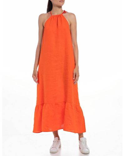 Replay W9004 Dress - Orange