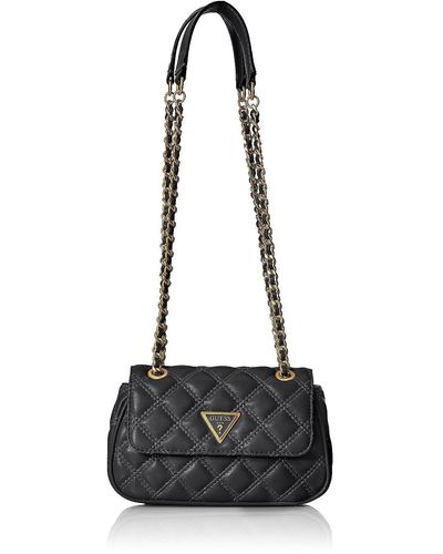 Guess Borsa a spalla/tracolla Giully mini convertible xbody flap BS23GU160 QA874878 Piccola - Schwarz