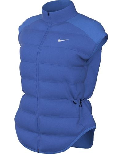 Nike W Nk Swift Tf Fill Vest Jacket Voor - Blauw