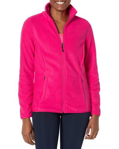 Amazon Essentials Full-zip Polar Fleece Jacket - Pink