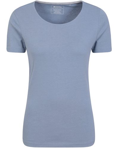 Mountain Warehouse Shirt - Lightweight & Breathable Ladies Top With A Classic Fit - Best - Blue