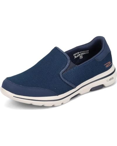 Skechers Go Walk 5 Apprize Slip On Sneakers - Blue