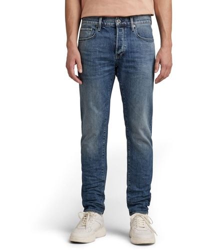 G-Star RAW 3301 Slim Jeans da Uomo - Blu