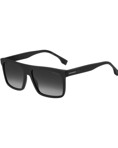 BOSS Gafas de Sol BOSS 1440/S Matte Black/Grey Shaded 59/17/150 hombre - Negro