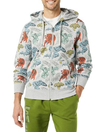 Amazon Essentials Disney | Marvel | Star Wars Fleece Full-zip Hoodie Sweatshirts-discontinued Colors - Green