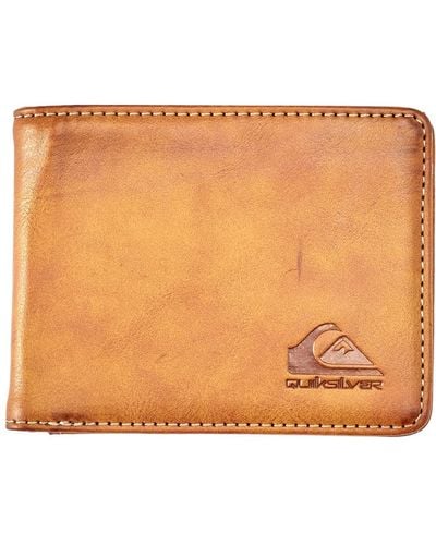 Quiksilver Zweifach faltbares Portemonnaie für Männer - Orange