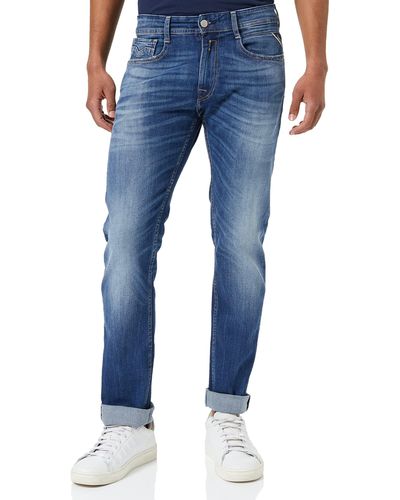 Replay Rocco Tapered Fit Jeans - Blue