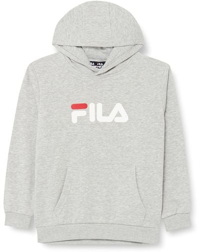 Fila Logo Sande Classique Sweatshirt à Capuche - Gris