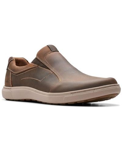 Clarks Mapstone Step Loafer - Brown