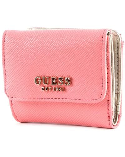 Guess Laurel Card & Coin Purse Pink - Rose