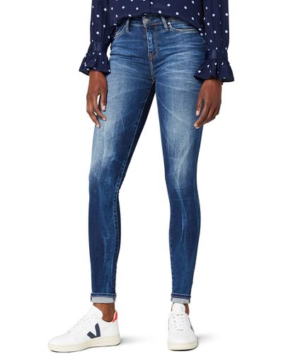 Tommy Hilfiger Como Heritage Skinny Fit Faded Jeans Vaqueros - Azul