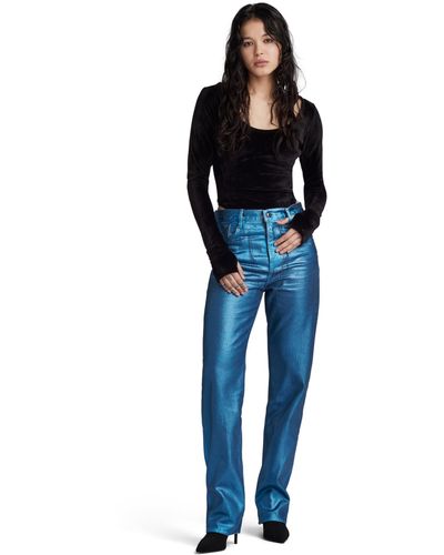 G-Star RAW Viktoria High Straight Jeans - Blau