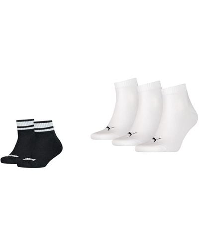 PUMA Socken Schwarz 38 Socken Weiß 38 - Multicolour