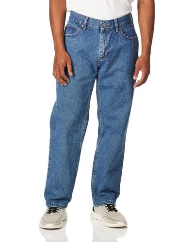 Lee Jeans Relaxed Fit Straight Jeans Uomo - Blu