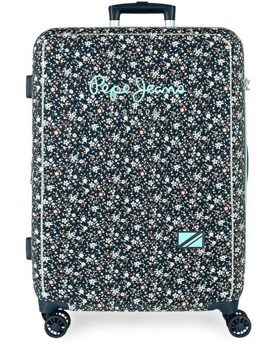 Pepe Jeans Alenka Maleta Mediana Azul 48x68x26 cms Rígida ABS Cierre TSA 70L 4,06 kgs 4 Ruedas Dobles by Joumma Bags - Verde