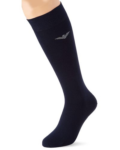 Emporio Armani Underwear 2-Pack Long Socks - Blau