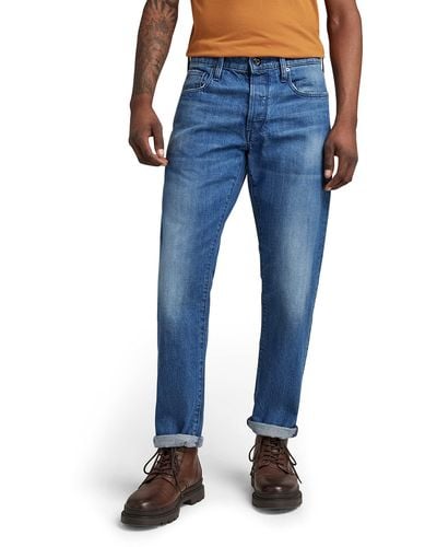 G-Star RAW Jeans 3301 Recht - Blauw