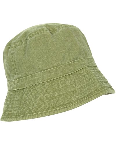 Mountain Warehouse Washed Pocket Bucket Hat Khaki - Green