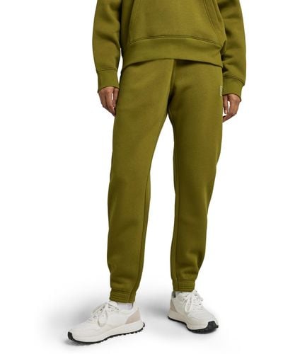 G-Star RAW Unisex Core Tapered Fit Sweat Trousers An - Green