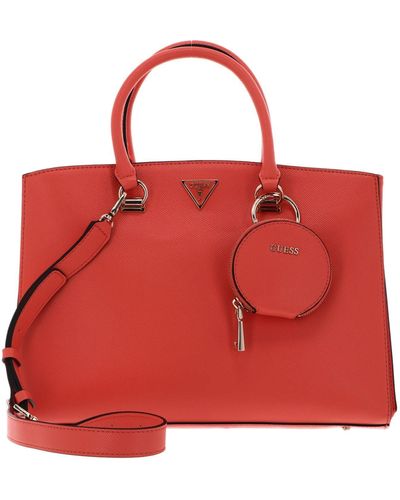 Guess Alexie Aviana Girlfriend Satchel Coral - Rouge