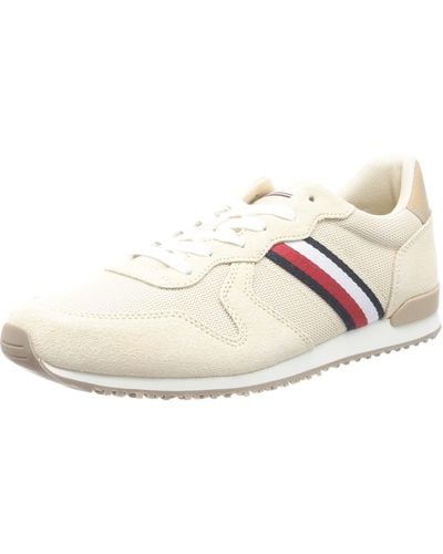 Tommy Hilfiger Iconic Seasonal Mix Runner Cupsole Trainers - Black