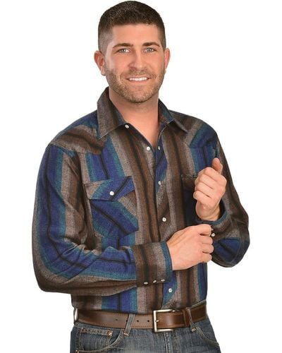 Wrangler Western Flannel Shirt Lightweight - Black