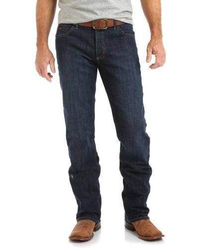 Wrangler Big & Tall 20x Competition Active Flex Slim Fit Jeans - Blau