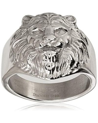 Guess Ring Sieraden Lion King Maat 26 Casual Code Jumr01307jwst66 - Metallic