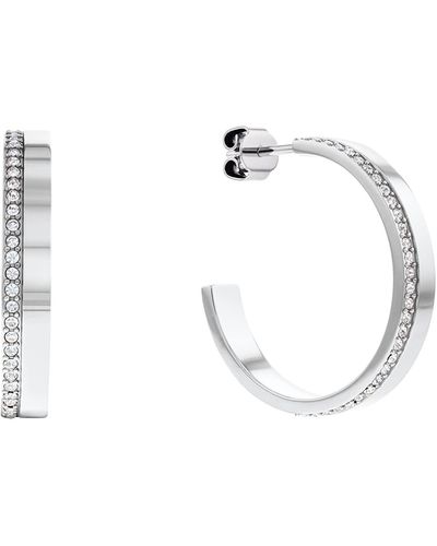 Calvin Klein Jewellery C-shape Earrings - Black