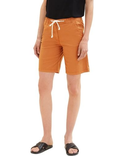 Tom Tailor 1036631 Bermuda Shorts - Orange