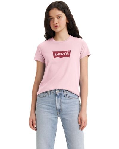 Levi's The Perfect Tee Graphic - Red