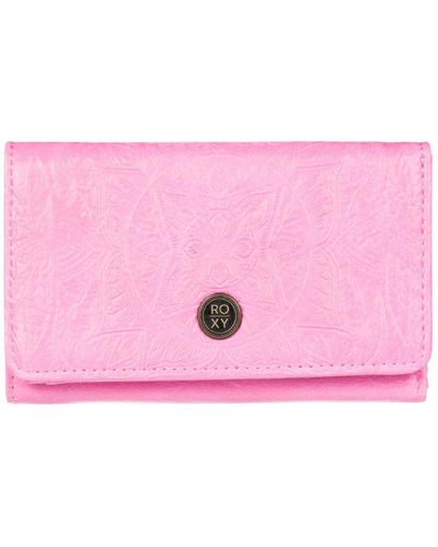 Roxy Tri-fold Wallet For - Pink