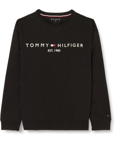 Tommy Hilfiger Sudadera con Logotipo de BT-Tommy b - Negro