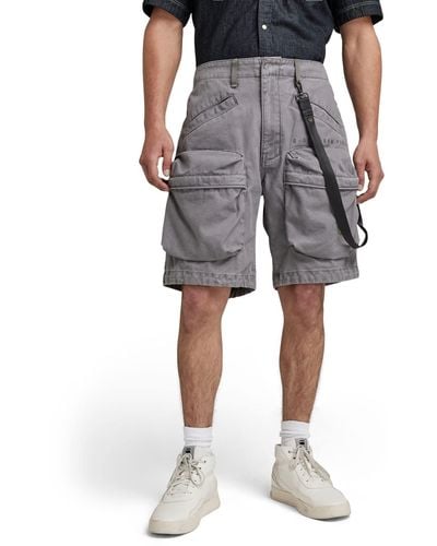 G-Star RAW , S Relaxed Cargo Shorts, Gray
