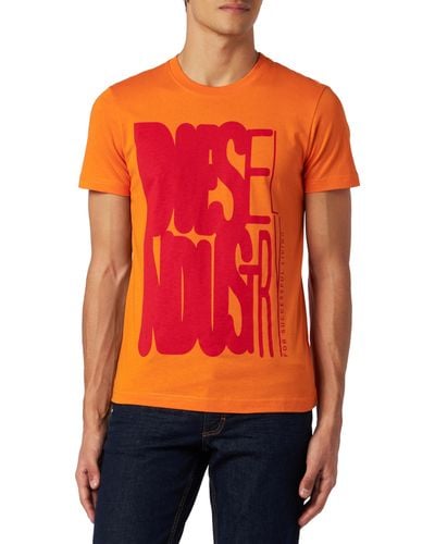 DIESEL T-diegor-k66 T-shirt - Orange