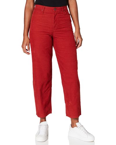 Lee Jeans WIDE LEG LONG Jeans Donna - Rosso