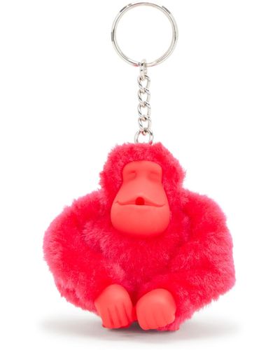 Kipling MONKEYCLIP M Mittelgroßer Affen-Schlüsselanhänger - Pink