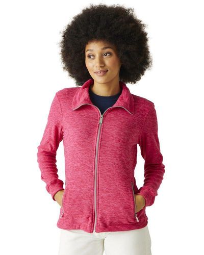 Regatta S Azaelia Breathable Full Zip Fleece Jacket - Pink