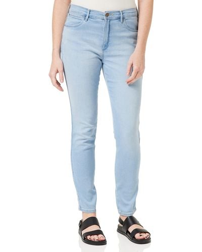 Wrangler High Skinny Jeans - Blu