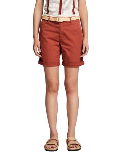 Esprit 033ee1c305 Shorts - Rouge