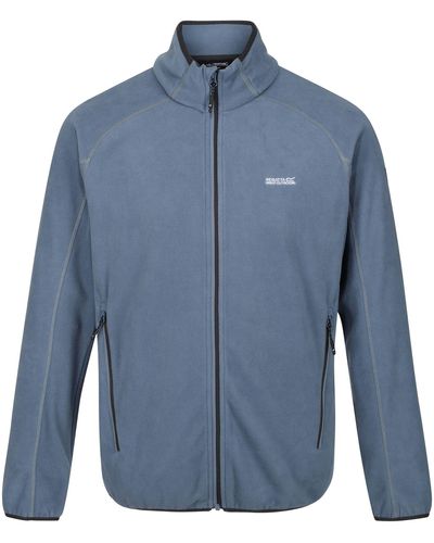 Regatta S Hadfield Full Zip Micro Fleece Jacket - Blue