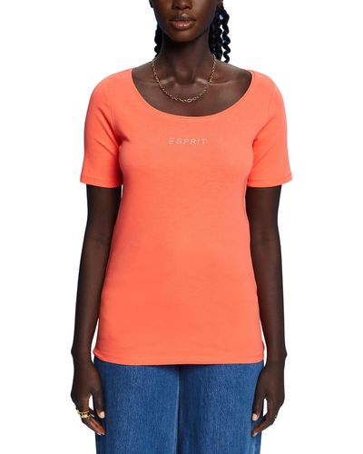 Esprit 043ee1k362 T-shirt - Orange