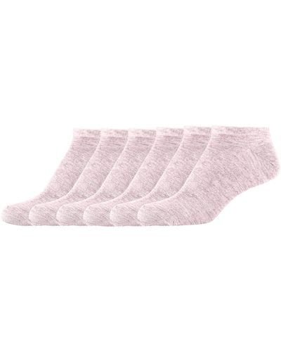 S.oliver Socks Online Silky Touch Sneaker 6er Pack Socken - Pink