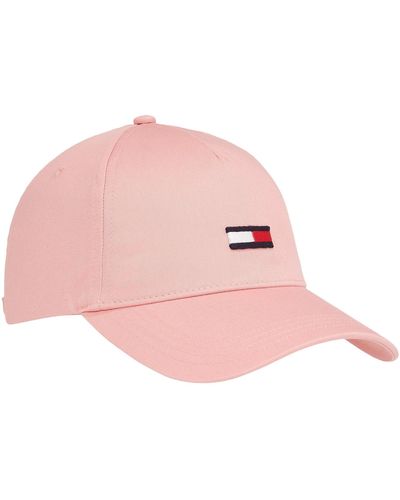 Tommy Hilfiger TJW Elongated Flag Cap AW0AW15842 Kappe - Pink